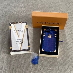 lPhone case Blue Crocodile Pattern Phone Case